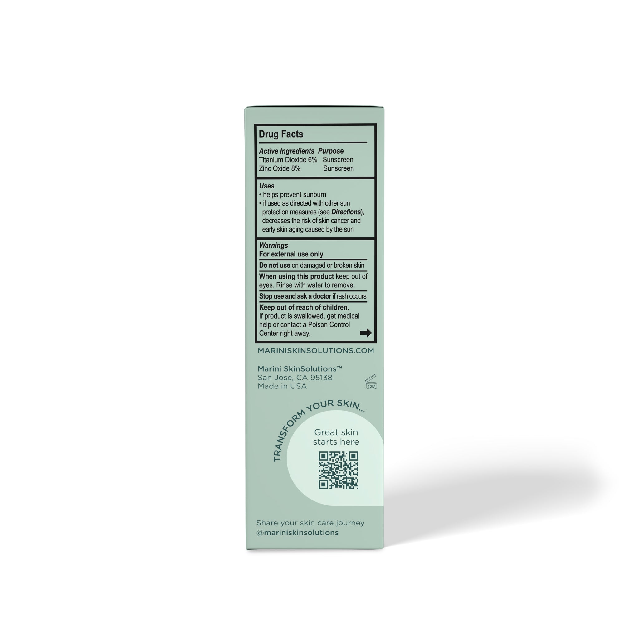 Marini Physical Protectant SPF 45 - Fair to Light | Crosier